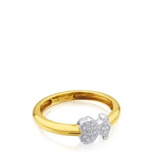 Anillo de oro motivo motivo oso Gen^TOUS Outlet