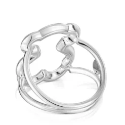 Anillo de plata motivo silueta oso  New Carrusel^TOUS New