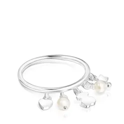 Anillo de y perlas motivos oso, corazón y estrella Cool Joy^TOUS Online