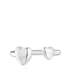 Anillo pequeño abierto de plata corazón My Other Half^TOUS Outlet