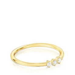 Anillo tira de y diamantes Les Classiques^TOUS
