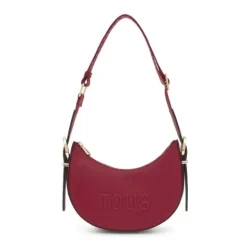 Bolso de hombro bandolera mediano granate Brenda^TOUS Discount