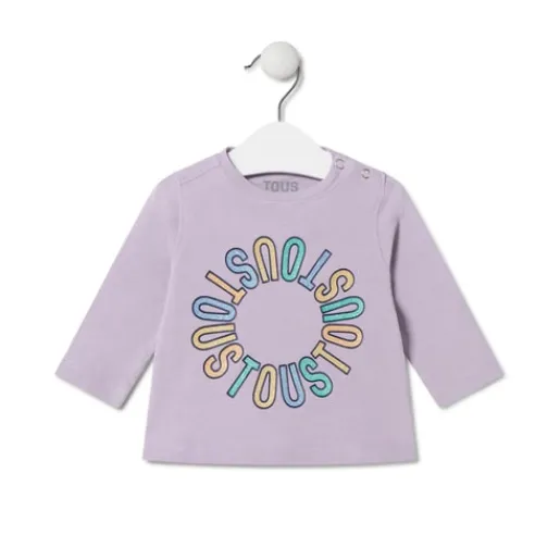 Camiseta logo circular Casual lila^TOUS Sale