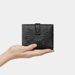 Cartera Flap de piel negra Miranda^TOUS Sale