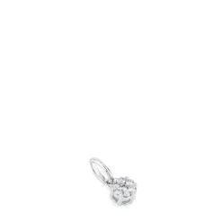 Colgante de oro blanco con diamantes motivo 4,4cm. Les Classiques^TOUS Sale