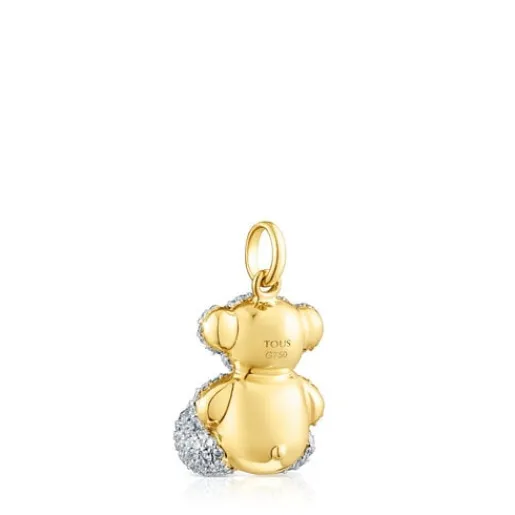 Colgante oso de diamantes de 1,30 ct y oro Bold Bear^TOUS Online
