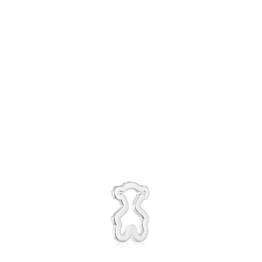 Colgante oso de oro blanco con diamantes 11,5 mm Icon Gems^TOUS Online