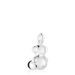 Colgante oso de plata y ónix Bold Bear^TOUS Clearance
