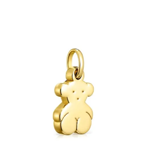 Colgante pequeño oso con baño de oro 18 kt sobre plata Sweet Dolls^TOUS Clearance
