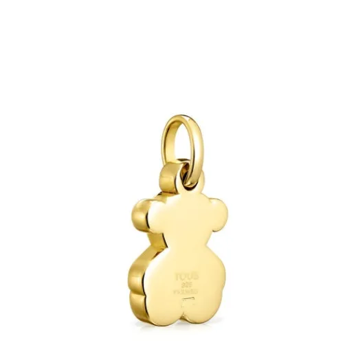 Colgante pequeño oso con baño de oro 18 kt sobre plata Sweet Dolls^TOUS Clearance
