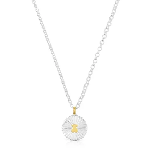 Collar bicolor oso Iris Motif^TOUS Discount