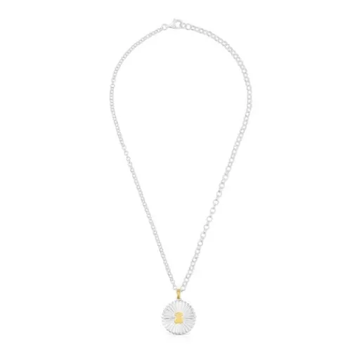 Collar bicolor oso Iris Motif^TOUS Discount