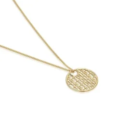 Collar con baño de oro 18 kt sobre plata Logo^TOUS New