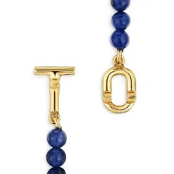 Collar con baño de oro 18 kt sobre plata y sodalita MANIFESTO^TOUS Best