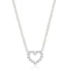 Collar corto de plata motivo corazón y perlas cultivadas Sugar Party^TOUS Online