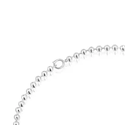 Collar corto motivos oso de plata y zafiros lila creados en laboratorio Color Bear LGG^TOUS New