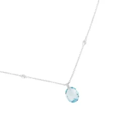 Collar de oro blanco Color Kings^TOUS Discount