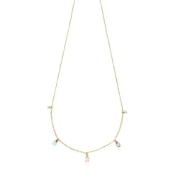 Collar de oro con gemas Mini Ivette^TOUS Hot