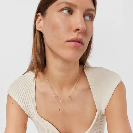 Collar de oro con gemas Mini Ivette^TOUS Hot