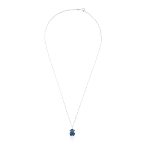 Collar de con cuarzo de dumortierita New Color^TOUS