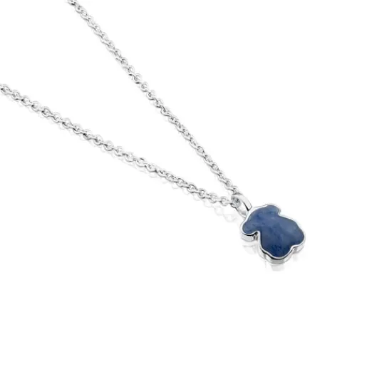 Collar de con cuarzo de dumortierita New Color^TOUS