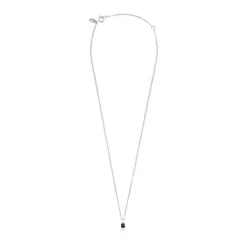Collar de plata con motivo oso de ónix facetado Mini Onix^TOUS Discount