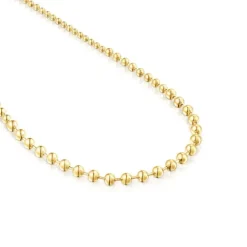 Collar largo con baño de oro 18 kt sobre plata Gloss^TOUS Clearance