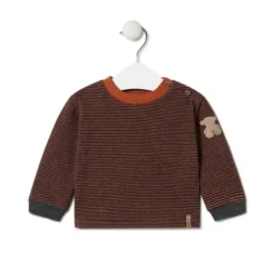 Conjunto de niño a rayas y liso Black naranja^TOUS Best