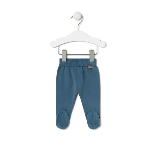 Conjunto de punto de bebé Tricot a rayas azul^TOUS New