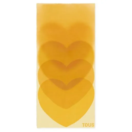Foulard mostaza Blurry Heart^TOUS Hot