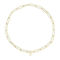 Gargantilla con baño de oro 18 kt sobre plata Good Vibes^TOUS
