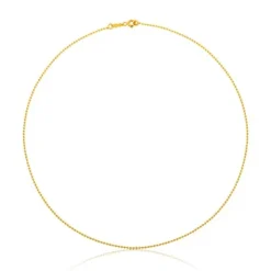 Gargantilla de oro de bolas de 1,2 mm, 45 cm Chain^TOUS Hot