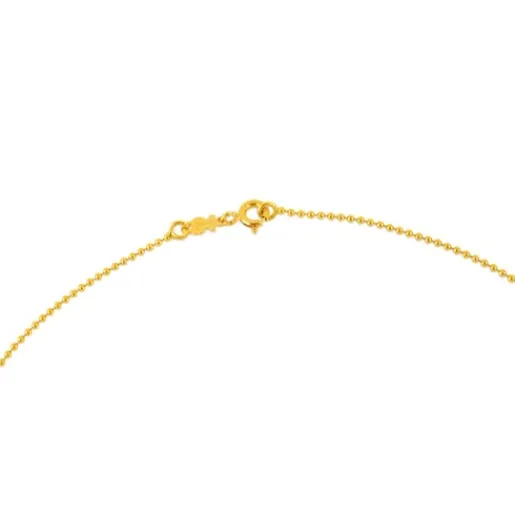 Gargantilla de oro de bolas de 1,2 mm, 45 cm Chain^TOUS Hot