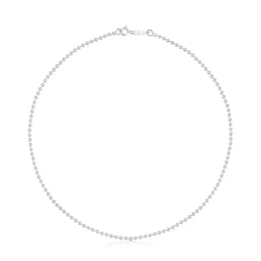 Gargantilla de plata con bolas medianas, 40 cm Chain^TOUS Best