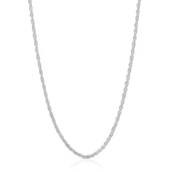 Gargantilla de plata cordón 50 cm Basics^TOUS Outlet