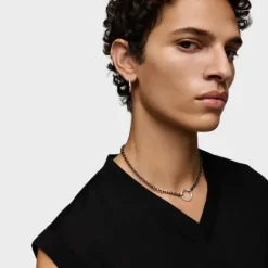 Gargantilla de plata dark silver 42 cm Hold^TOUS Sale