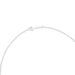 Gargantilla larga de plata con bolas, 80 cm Chain^TOUS Outlet