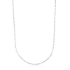 Gargantilla larga de plata con anillas ovales, 95 cm Chain^TOUS Outlet