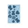 Manta de bebé reversible Nilo multi motivos azul^TOUS Clearance