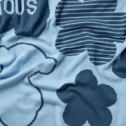 Manta de bebé reversible Nilo multi motivos azul^TOUS Clearance