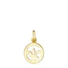 Medalla flor de lis con baño de oro 18 kt sobre plata Tamara Falcó X^TOUS Online
