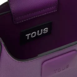 Mini bolso de hombro morado Lucia^TOUS