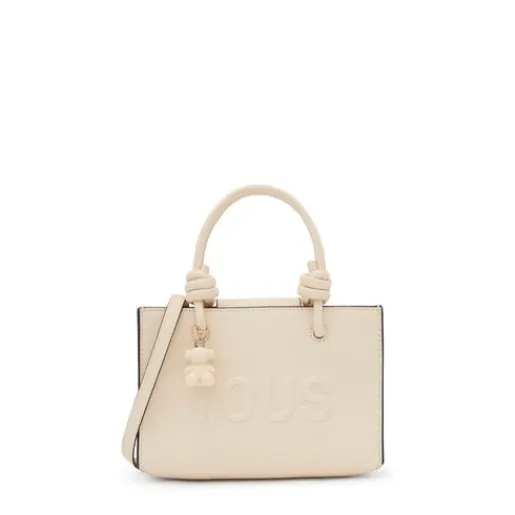 Mini bolso horizontal beige La Rue New^TOUS Sale