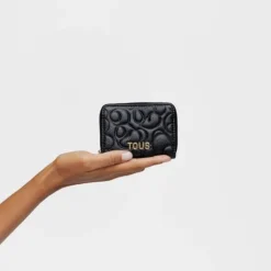 Monedero de piel negra Greta^TOUS Hot