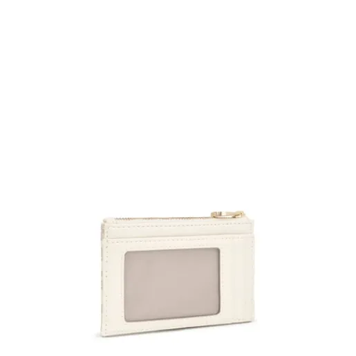 Monedero tarjetero beige Kaos Mini Lines^TOUS Best