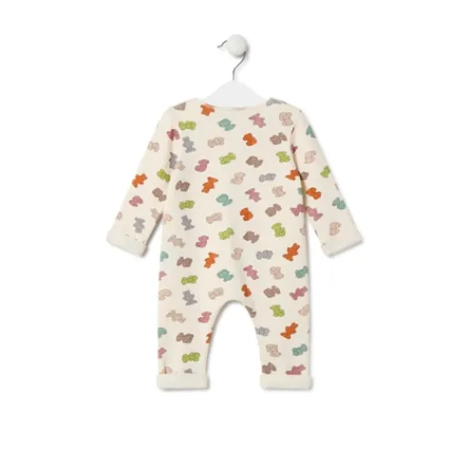 Pelele de bebé con osos multicolor crudo^TOUS