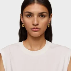 Pendientes aro bicolor Miranda^TOUS Outlet