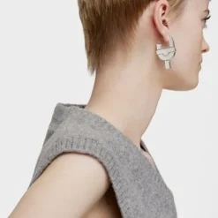 Pendientes aro de plata y esmalte azul MANIFESTO^TOUS Hot