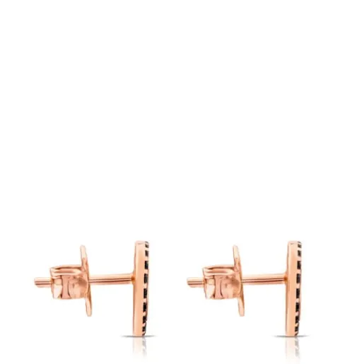 Pendientes Camille con baño de oro rosa 18 kt sobre plata y espinela Camille^TOUS Best