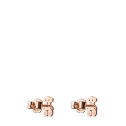 Pendientes con baño de oro rosa 18 kt sobre plata Sweet Dolls^TOUS Best